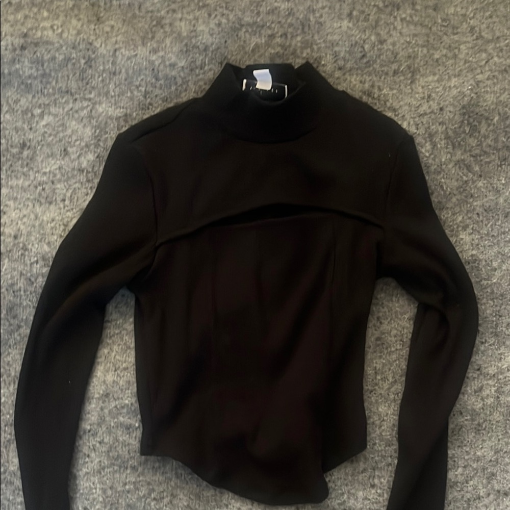 Topshop Black Turtleneck Sweater